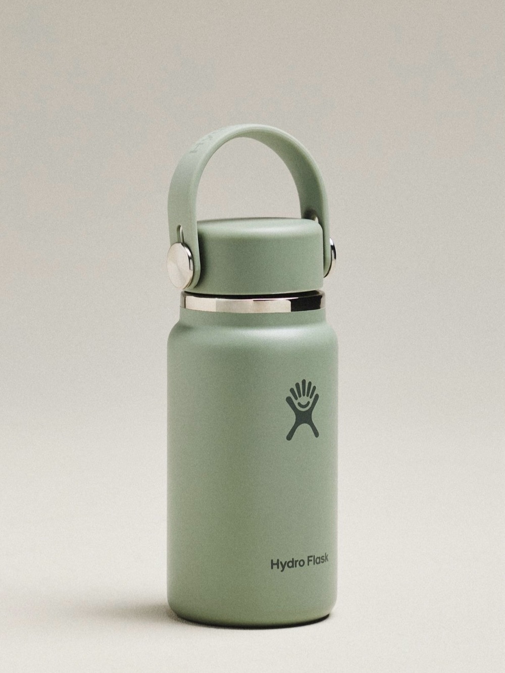 Hydro Flask Micro 200ml NWT Mini Bottle Sage Green Insulated Compact Handle